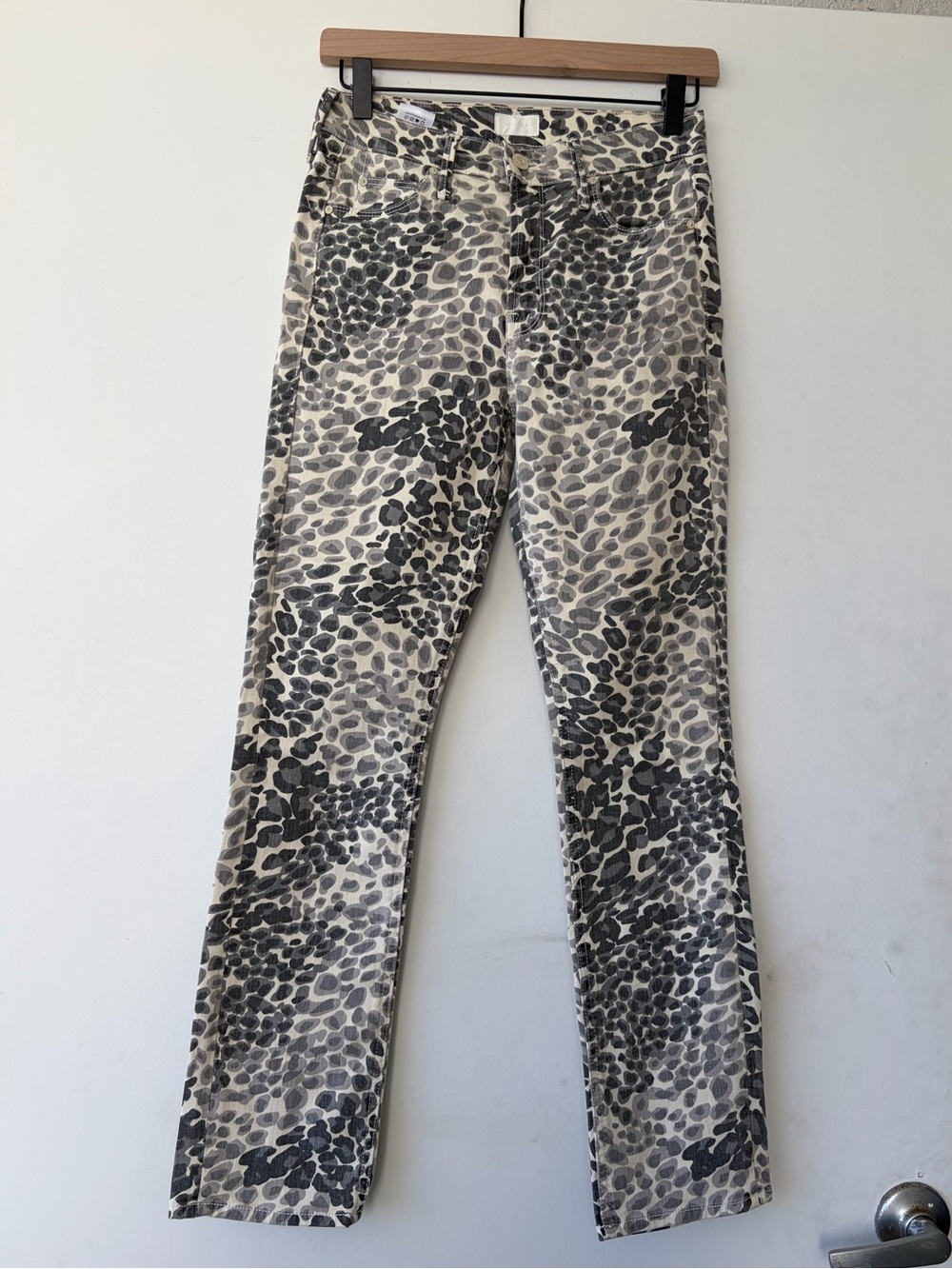 Mother Leopard Print Jeans size 25